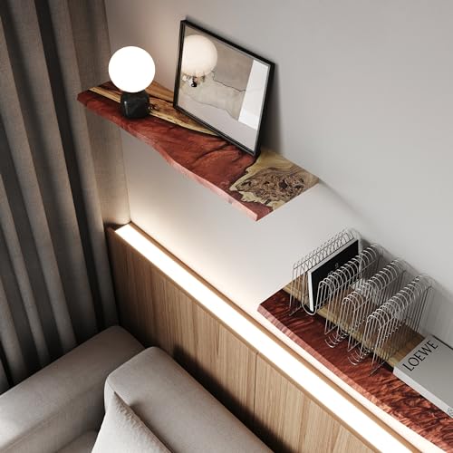RWA Floating Shelves for Wall Decor - Epoxy Wood Design