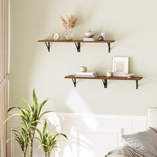 HOOBRO Floating Shelves Set of 2 30 Inch Wall Mount