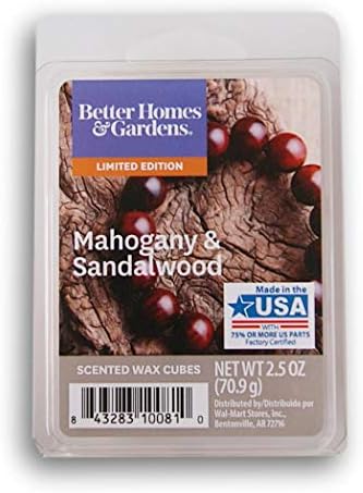 NITRO Better Homes Gardens Mahogany Sandalwood Wax Melts 6x25oz