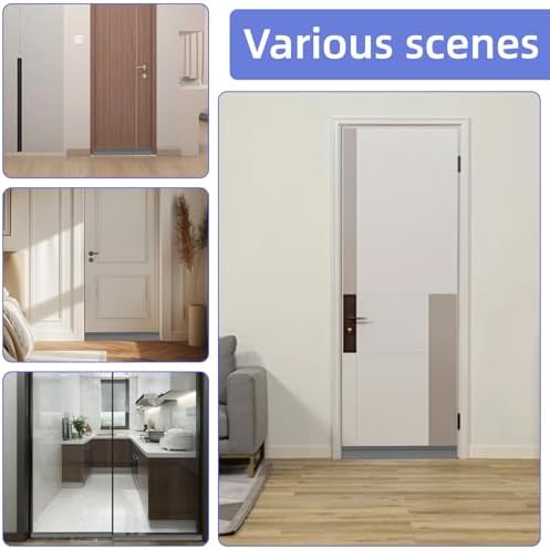 Door Draft Stopper 39 Inch Grey Silicone Seal