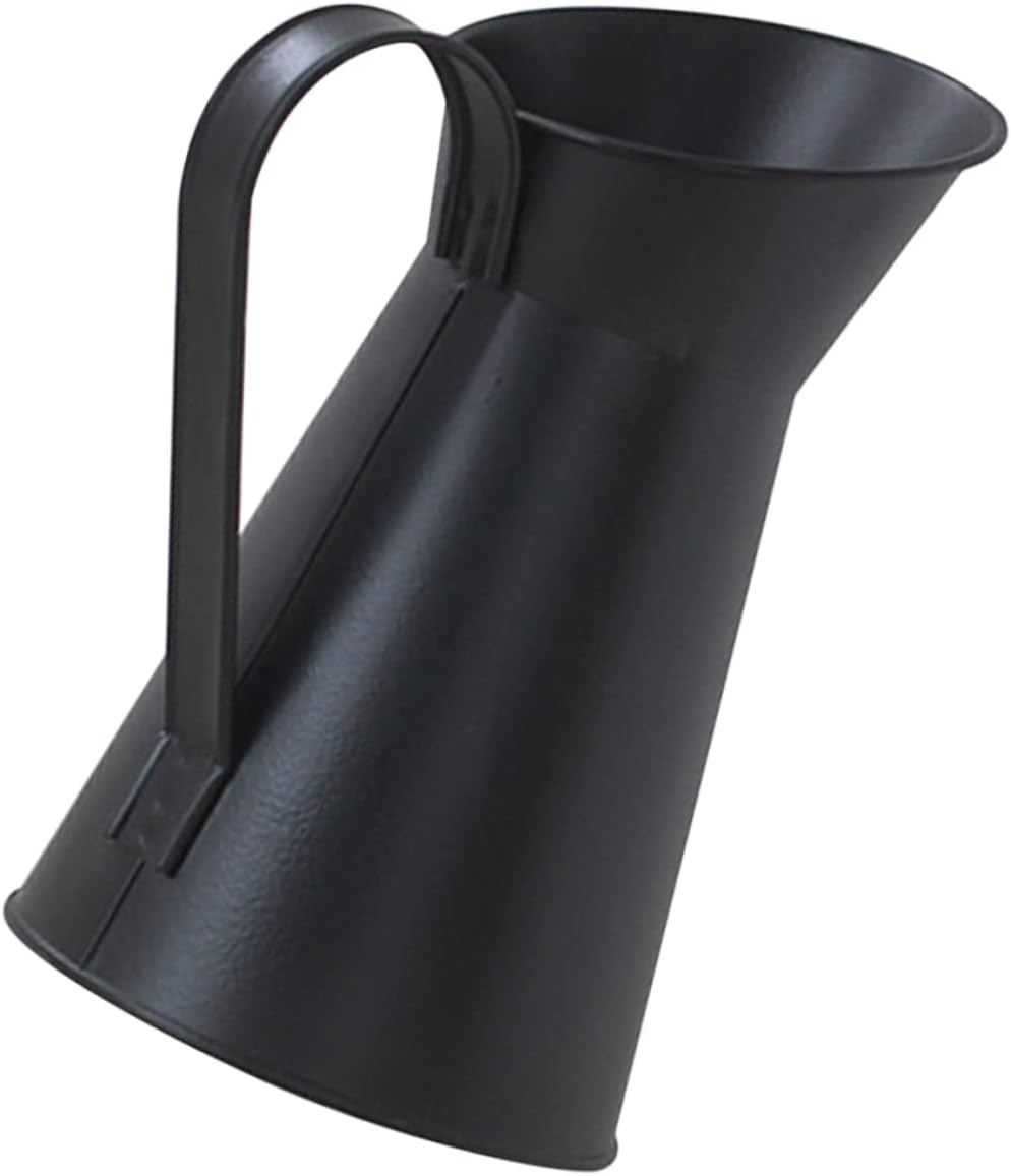 POPETPOP Vintage Flower Bucket Metal Vase for Home