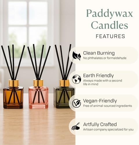 Paddywax Botanica Scented Oil Diffuser in White Glass Bottle