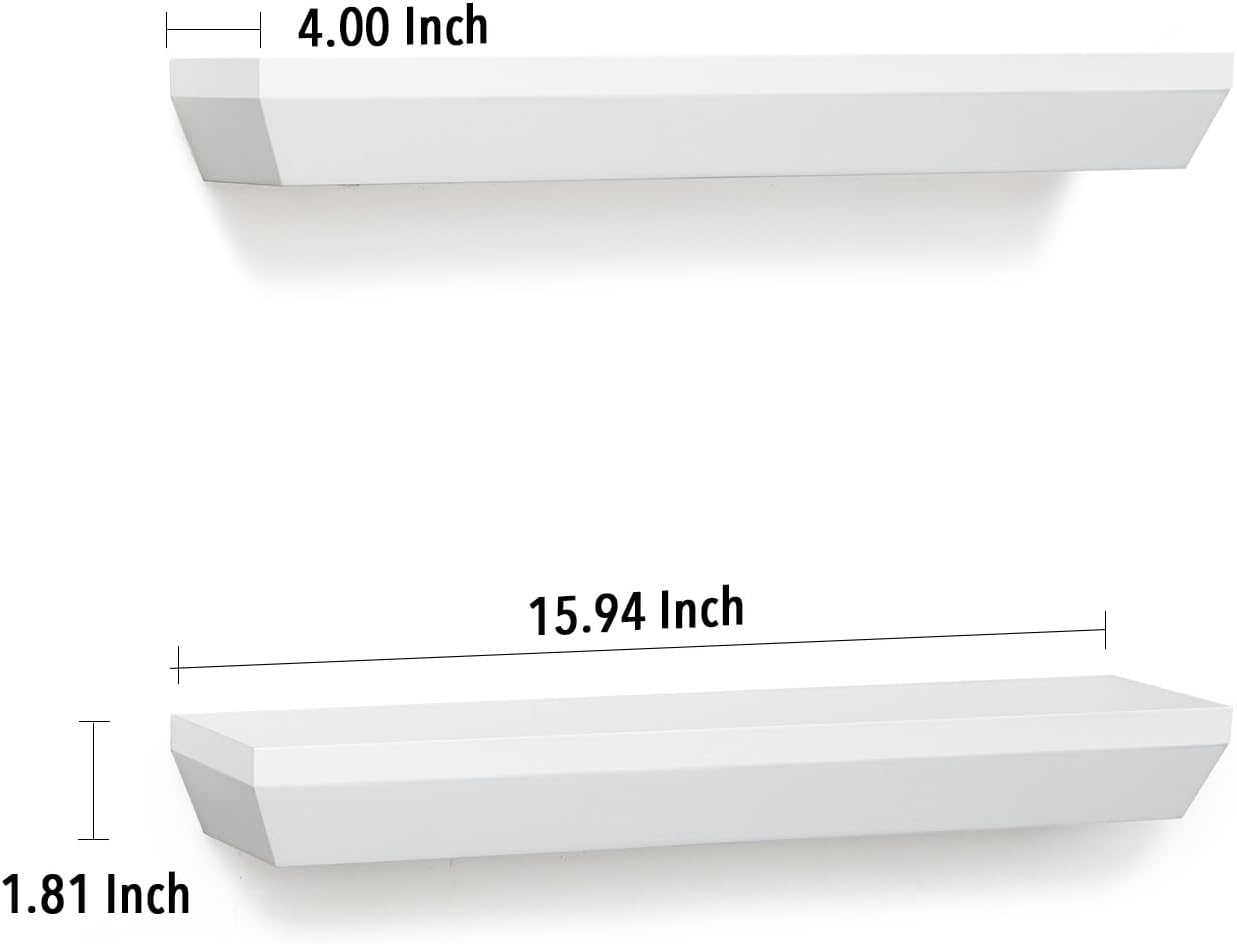 AHDECOR Floating Shelves Set of 2