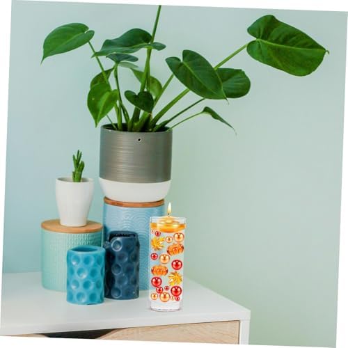 Acrylic Floating Candle Holder Clear Vase for Home Events
