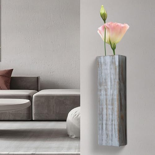 Bothyi Wooden Hanging Planter for Indoor Plants and Dried Flowers