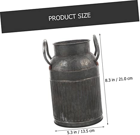 LIFKOME Vintage Flower Pot Retro Bucket for Indoor Plants