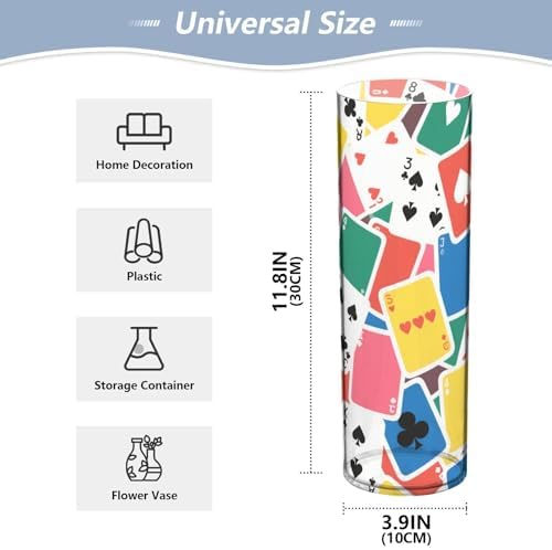 Colorful Cartoon Plastic Hurricane Candle Holder 118 x 39 Inch Modern Centerpiece Decor