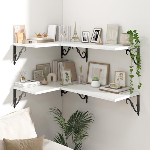 Fun Memories Floating Shelf 24W x 8D White Set of 2