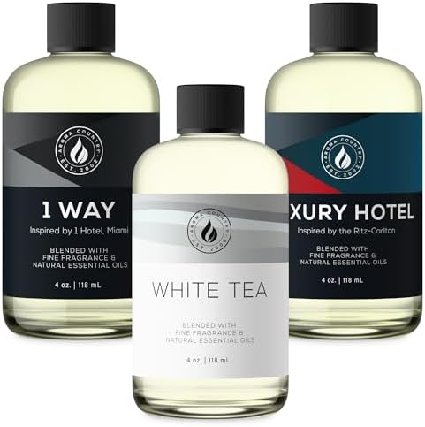 Aroma Country Luxury Hotel Scent Set White Tea 1 Way and Luxury Hotel 4oz