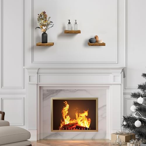 Sorbus Floating Shelves - 3 Square Wall Shelves for Accent Wall Decor