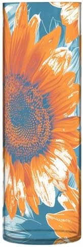 Vintage Sunflowers Plastic Hurricane Candle Holder 118 x 39 Inch Decor