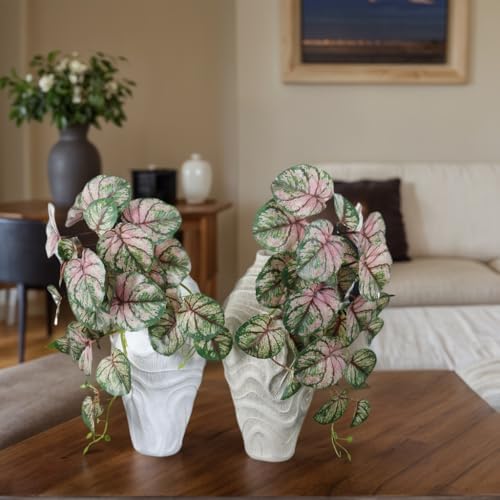 Coral Pattern Resin Art Vase with Threaded Base
