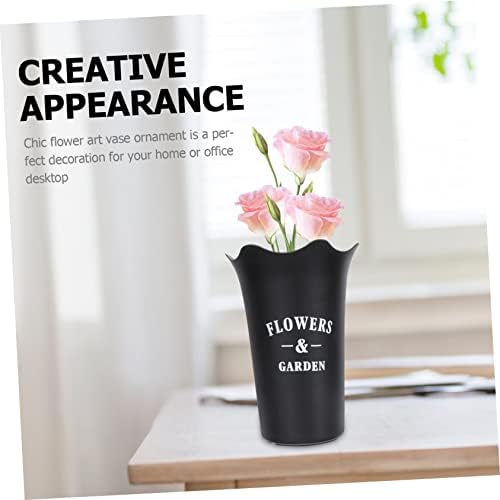 Toyvian Acrylic Flower Arranging Bucket Vase