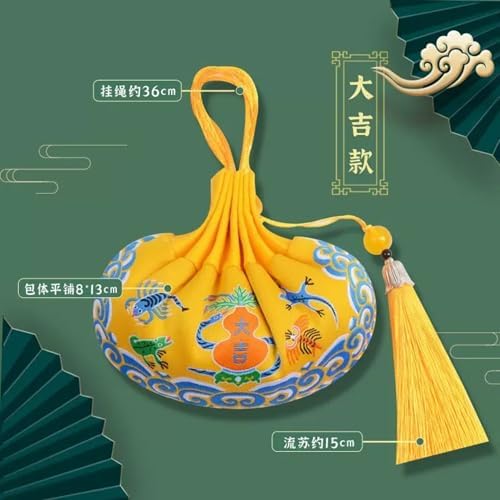 Wormwood Sachet Bag with Tassel and Hanfu Decor