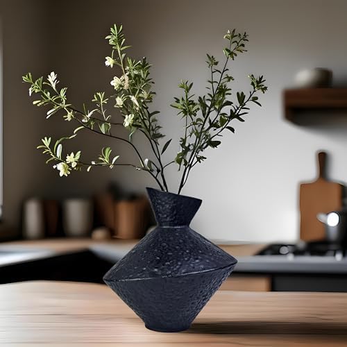 Cast Iron Decorative Vase 886 H Black