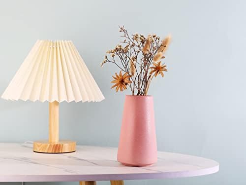 HUPADOBIL Small Pink Ceramic Vase Modern Decor