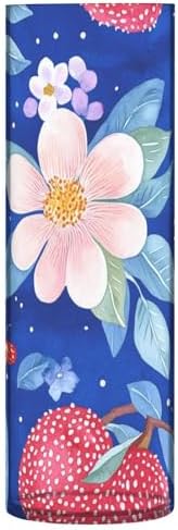 Cute Lychee Royal Blue Plastic Flower Vase 118 x 39 Inch