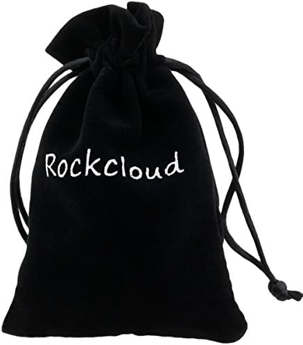 Rockcloud Natural Worry Stone Amethyst for Anxiety Relief