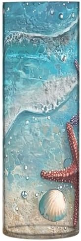 Blue Beach Starfish Plastic Vase for Decor