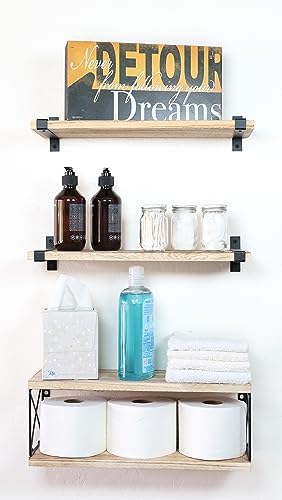 2 Moons Floating Shelves for Home Decor