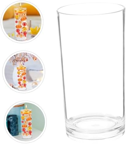 Mobestech Acrylic Floating Candle Holder Vase for Home Decor and Wedding Centerpieces