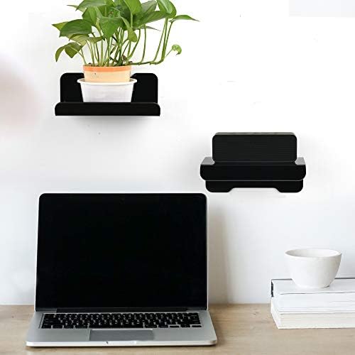 Cosmos 2 Pcs Acrylic Floating Wall Shelves for Home Decor