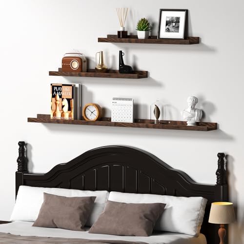DECKALY Floating Shelves 16 Inch 4 Pack for Home Decor