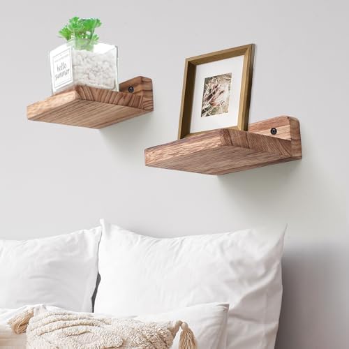 NIUBEST Small Floating Shelf 4x4 Inch Wall Display Ledges