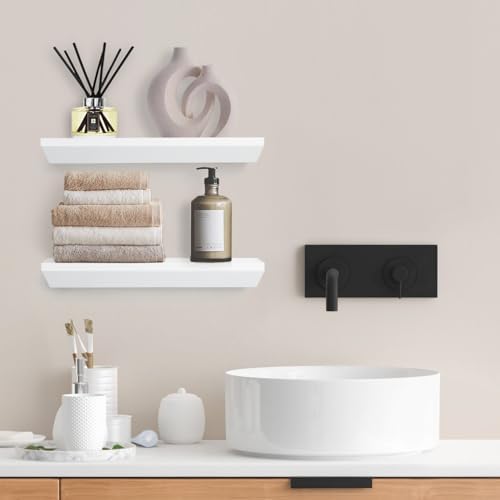 AHDECOR Floating Shelves Set of 2