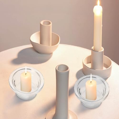 2Pcs Glass Wax Heating Replacement Tray for Aromatherapy Lamps