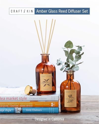 Craft Kin Oud Wood Reed Diffuser Set