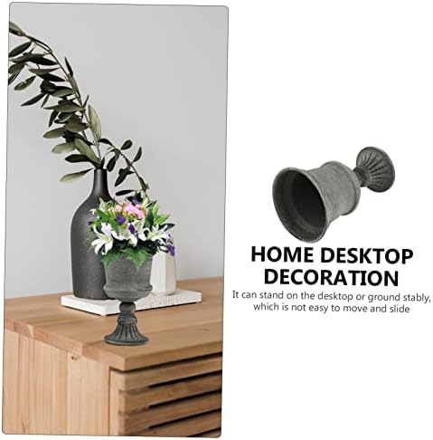 VICASKY Vintage Metal Flower Vase for Wedding Home Office Garden Decor