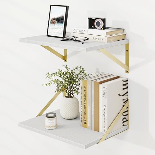Deep Floating Shelves for Wall Set of 2