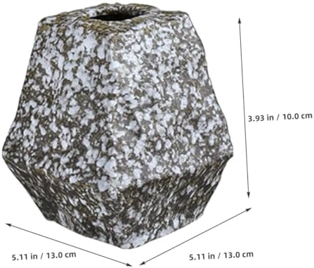 PRETYZOOM Modern Ceramic Vase Abstract Rock Design