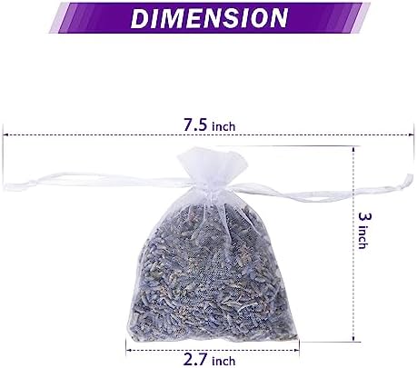 French Lavender Sachets Set of 48 for Closets and Drawers