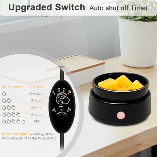 Bobolyn Candle Wax Melt Warmer with Timer