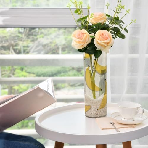 Cute Cartoon Banana Plastic Hurricane Candle Holder 118 x 39 Inch Decorative Vase