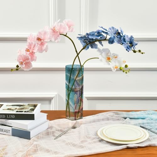 Blue Beach Starfish Plastic Vase for Decor