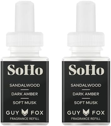 Pura Guy Fox Home Scent Refill - 120 Hour Long Lasting Fragrance - 2 Pack