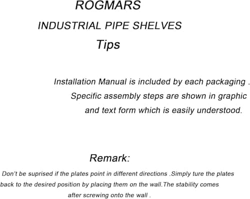 ROGMARS 3 Tier Floating Shelves with Wood