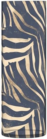 Animal Stripe Blue Plastic Hurricane Vase 118 x 39 Inch