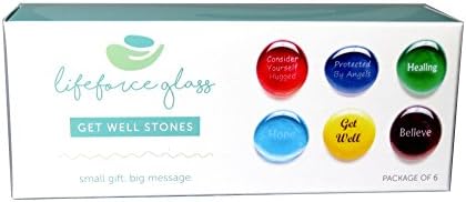 Lifeforce Glass Get Well Stones 6 Messages