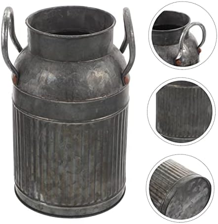 LIFKOME Vintage Flower Pot Retro Bucket for Indoor Plants