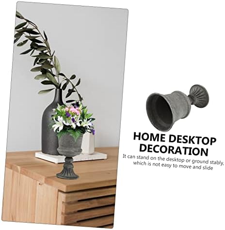 Garneck Vintage Metal Flower Vase for Home Decor and Wedding Centerpiece