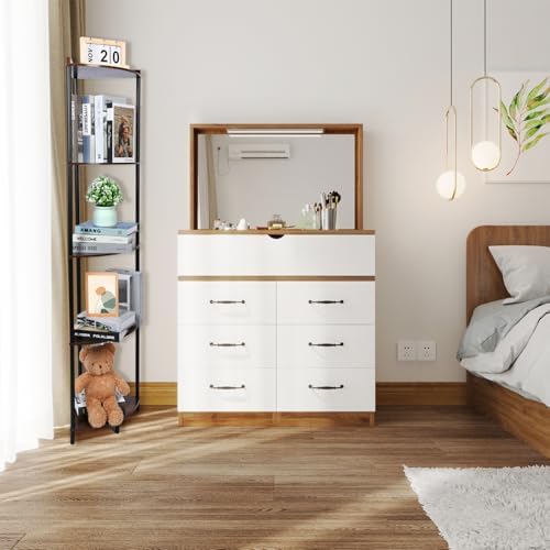 5 Layers Wooden Corner Shelf Floating Storage Bookshelf Wall Display Home Decor