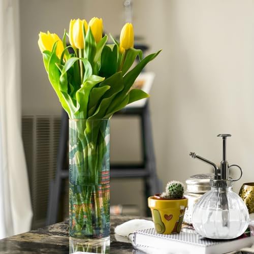 Mountain Beauty Landscape Plastic Vase for Centerpieces 118x39 Inch
