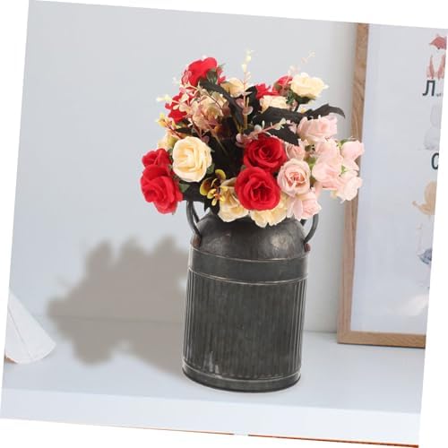 LIFKOME Vintage Flower Pot Retro Bucket for Indoor Plants