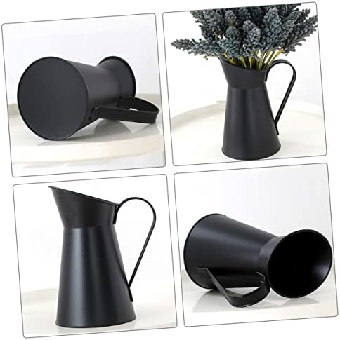 POPETPOP Vintage Flower Bucket Metal Vase for Home