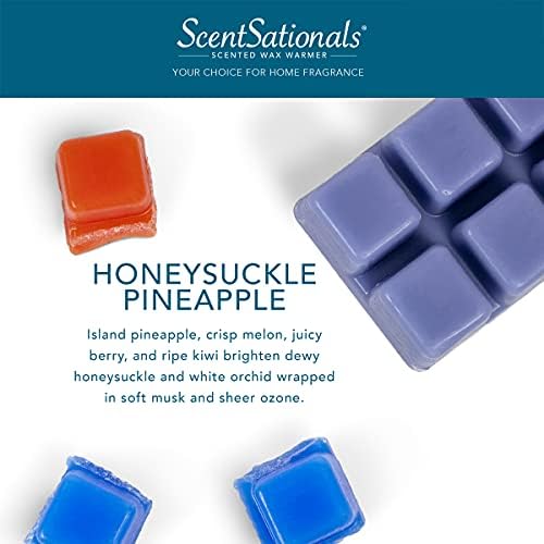 Scentsationals Wax Melts - Honeysuckle Pineapple 24-Cubes