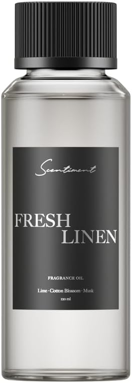 Fresh Linen Diffuser Oil - 120ml Luxury Scent